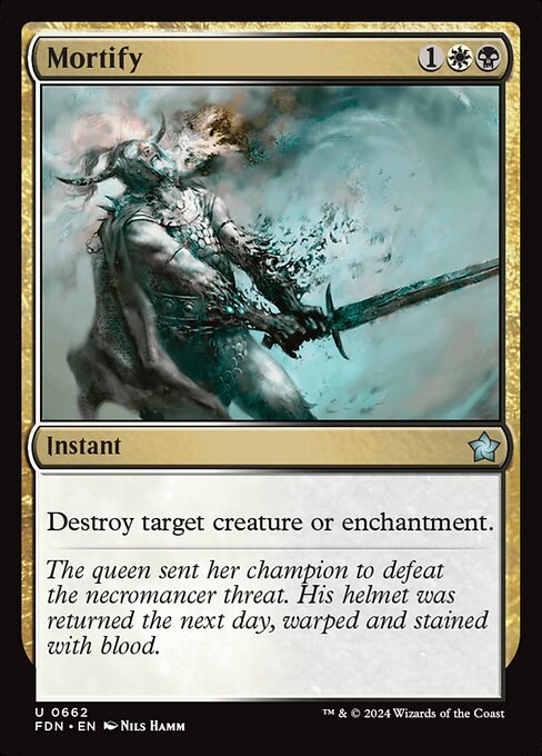 Mortify - catalogue image