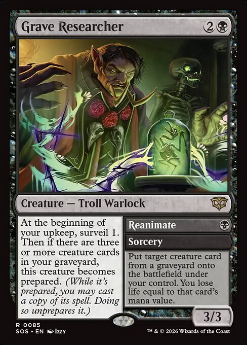 Grave Researcher // Reanimate - catalogue image
