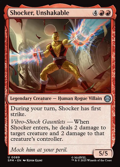 Shocker, Unshakable - catalogue image