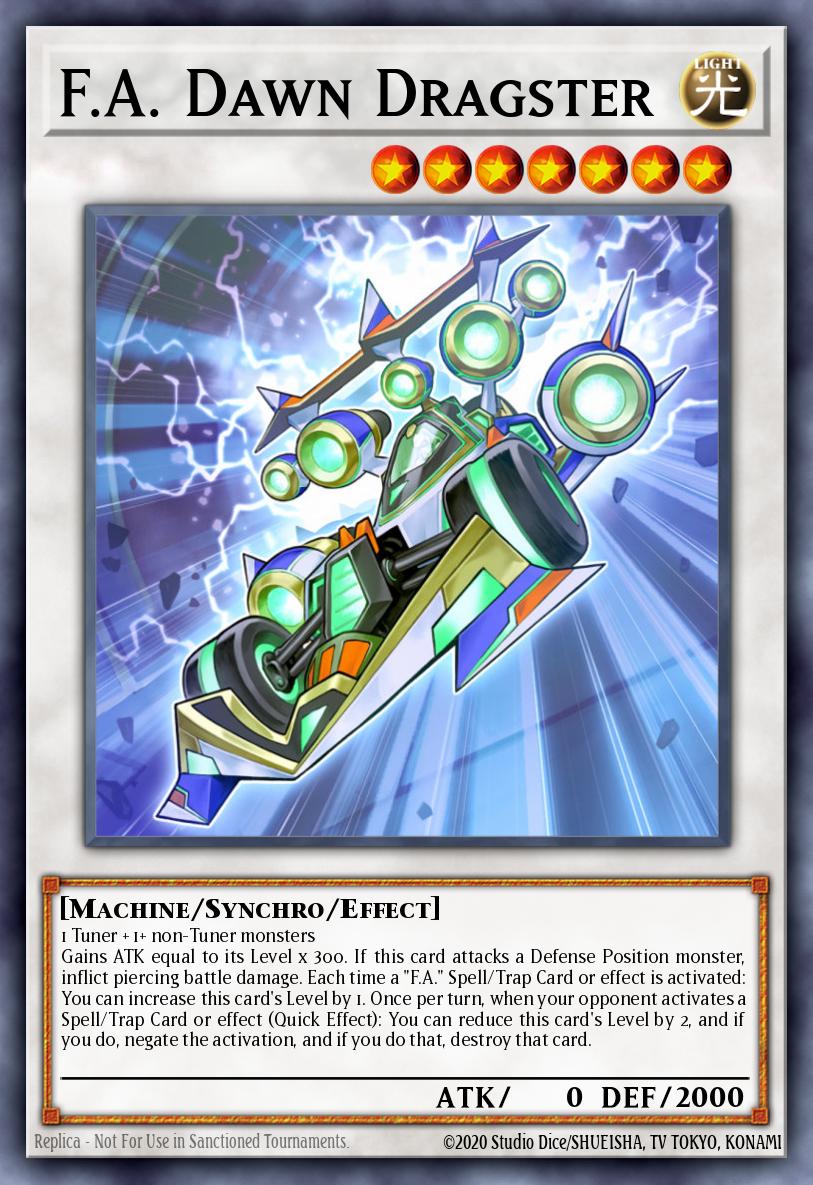 F.A. Dawn Dragster - catalogue image