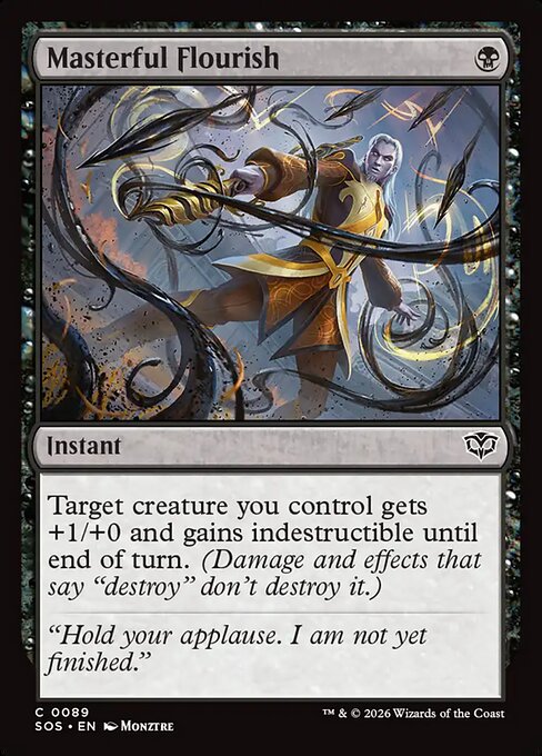 Masterful Flourish - catalogue image