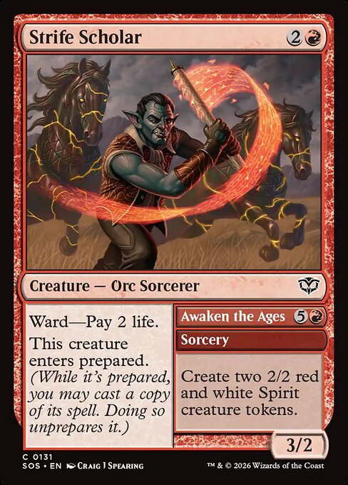 Strife Scholar // Awaken the Ages - catalogue image