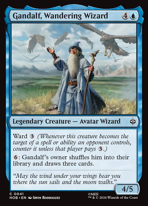 Gandalf, Wandering Wizard - catalogue image