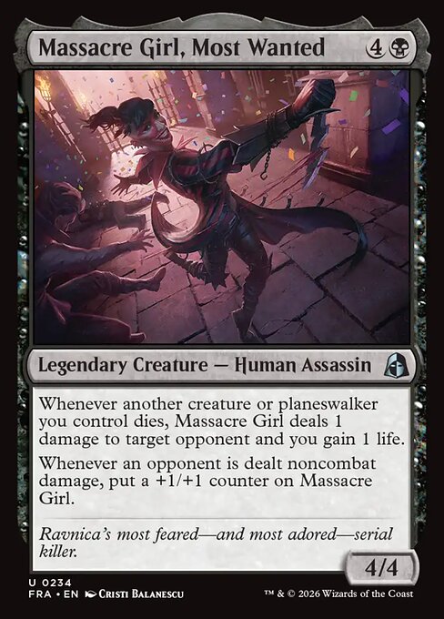 Massacre Girl, Most Wanted - catalogue image