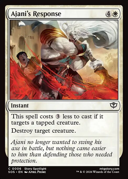 Ajani's Response - catalogue image