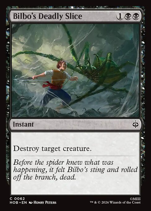 Bilbo's Deadly Slice - catalogue image