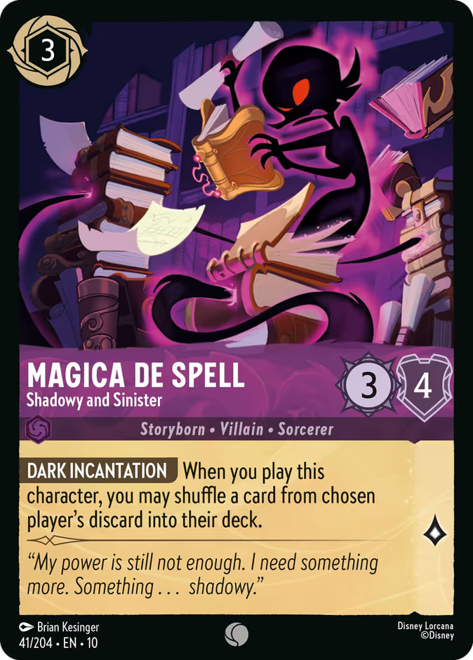 Magica De Spell — Shadowy and Sinister - catalogue image