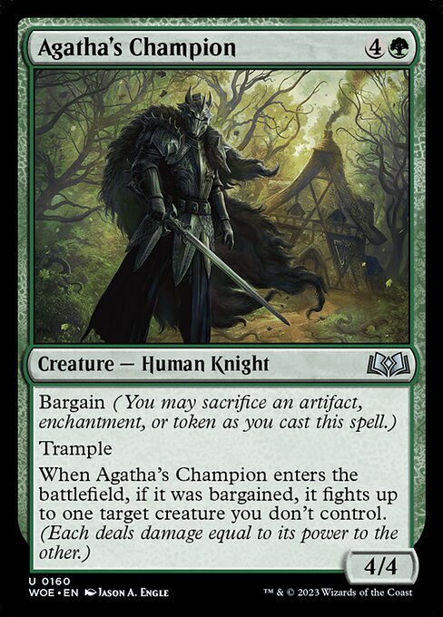 Agatha's Champion - catalogue image
