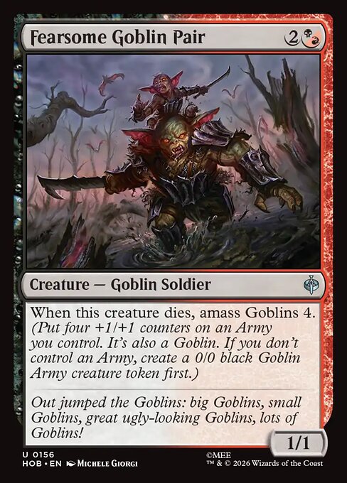 Fearsome Goblin Pair - catalogue image