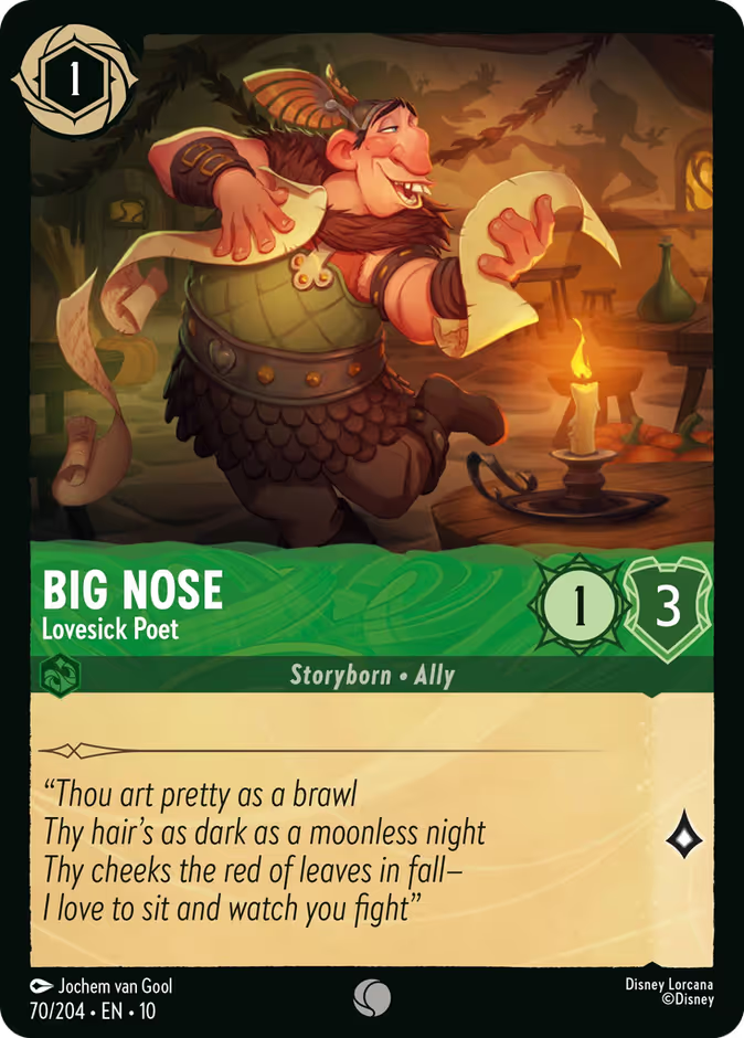 Big Nose — Lovesick Poet - catalogue image
