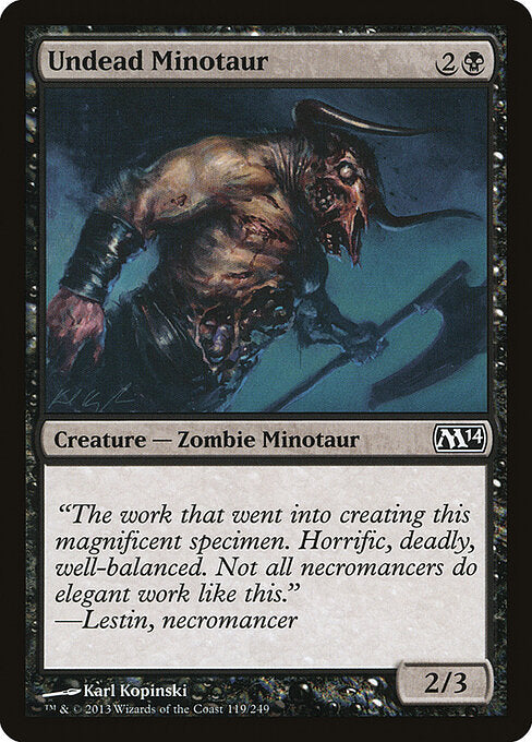 Undead Minotaur - catalogue image