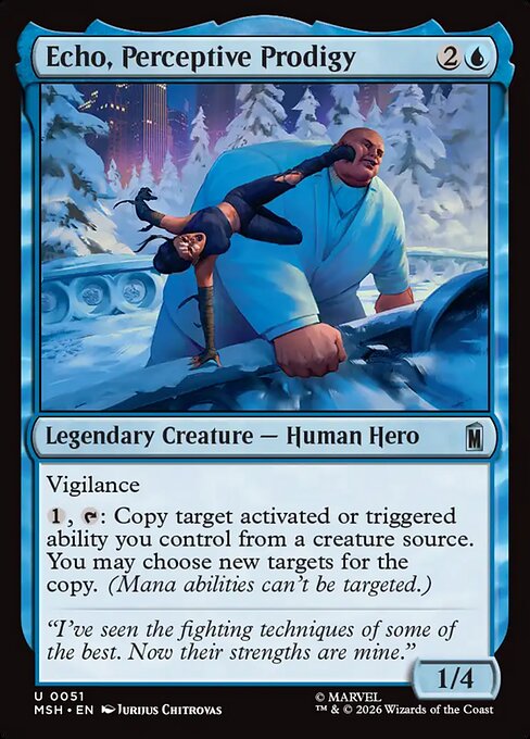 Echo, Perceptive Prodigy - catalogue image