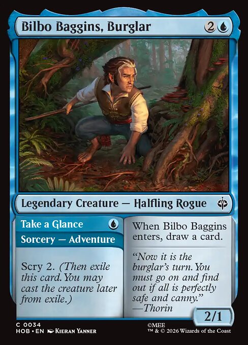 Bilbo Baggins, Burglar // Take a Glance - catalogue image