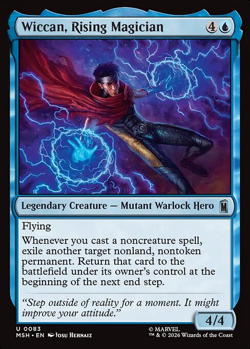Wiccan, Rising Magician - catalogue image