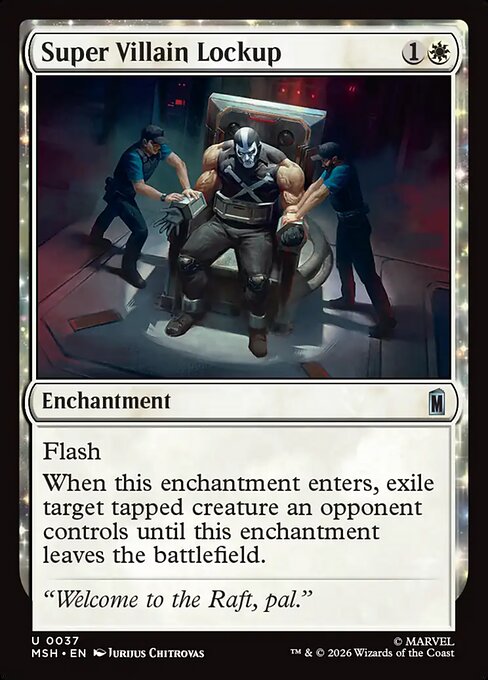 Super Villain Lockup - catalogue image