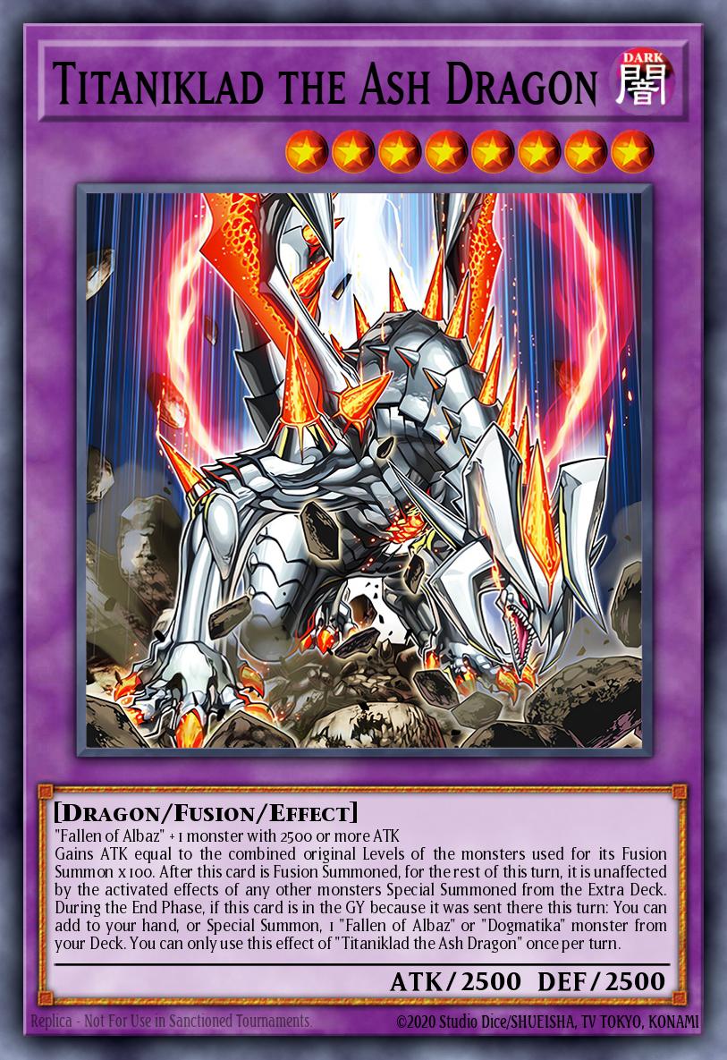 Titaniklad the Ash Dragon - catalogue image