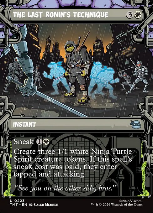 The Last Ronin's Technique - catalogue image