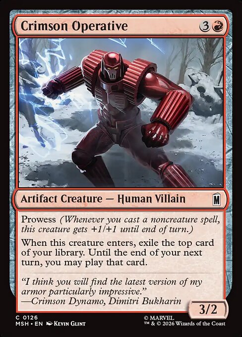 Crimson Operative - catalogue image