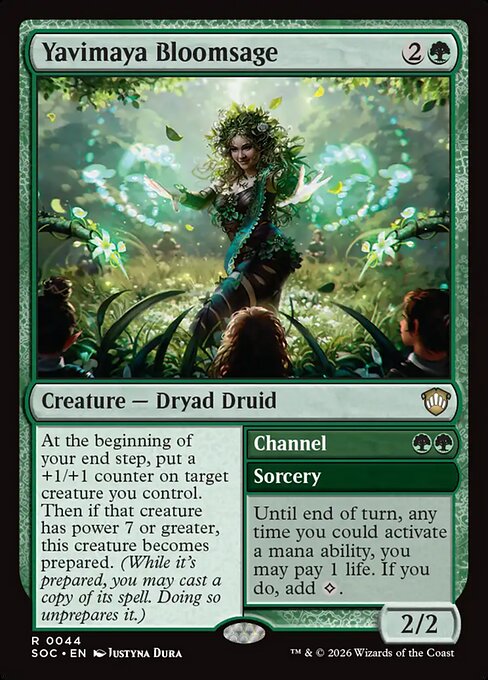 Yavimaya Bloomsage // Channel - catalogue image