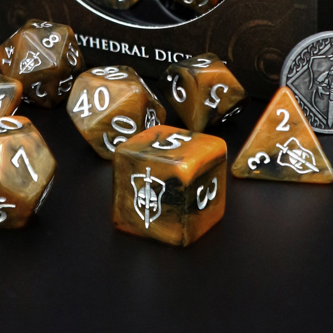 Artefact Games: Polyhedral Dice Set - Fighter Dice