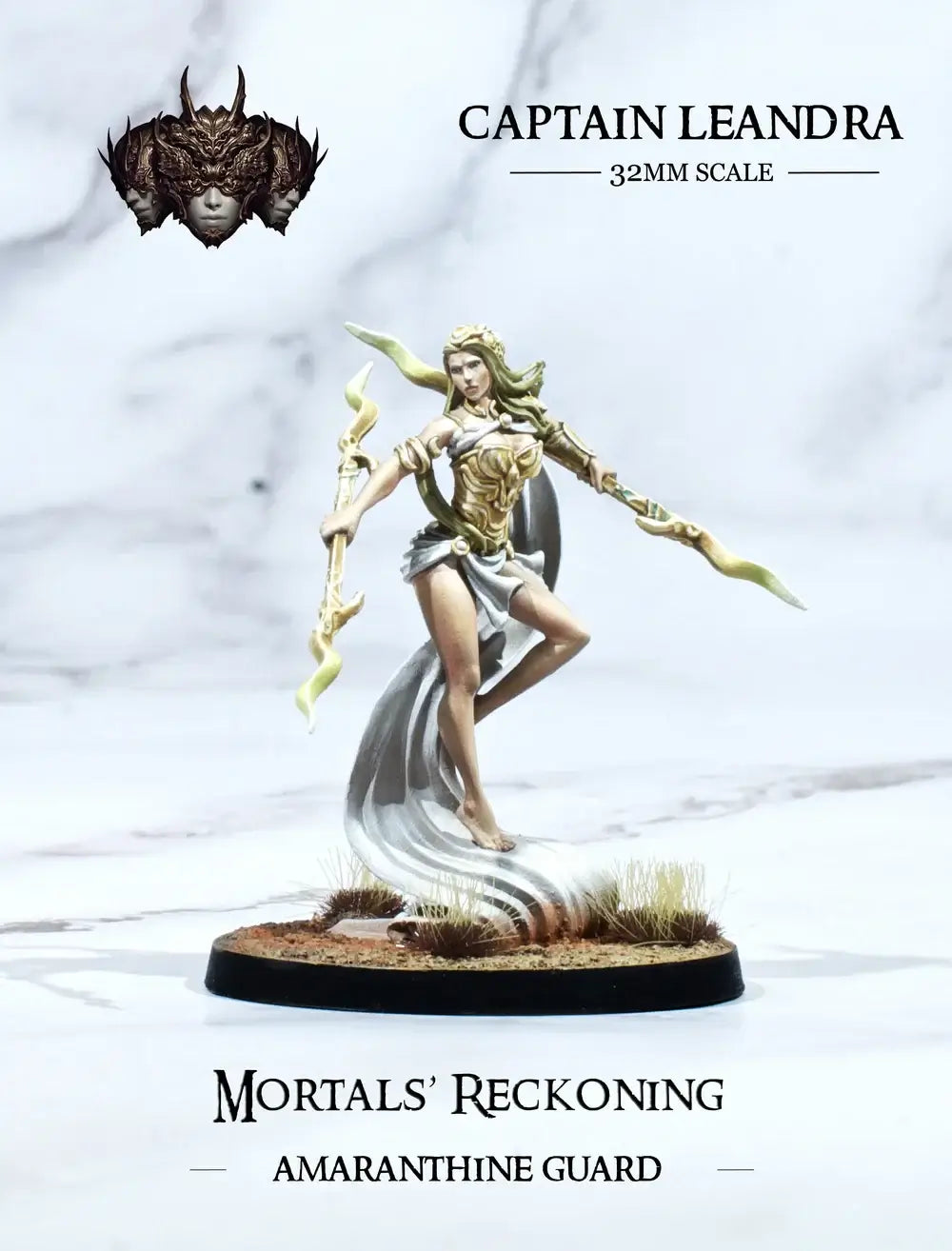 The Amaranthine Guard – Captain Leandra Mortals Reckoning Cerberus Studios