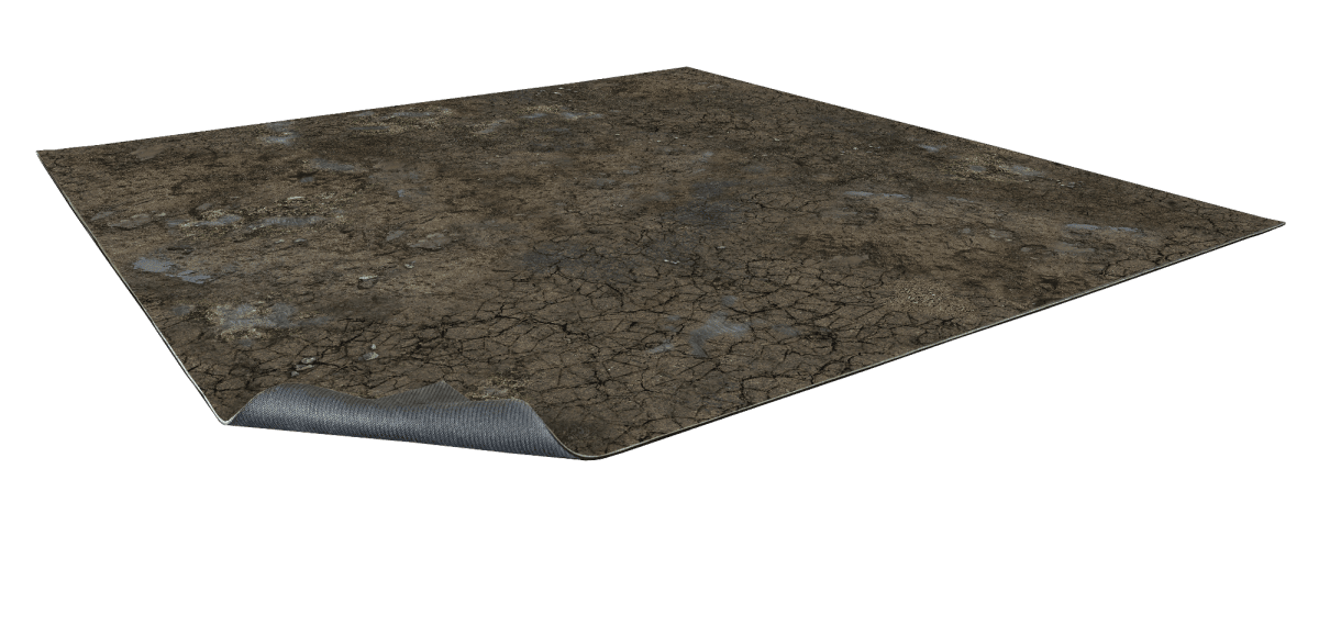 Muddy Streets Gaming Mat 2x2 - Grid - The Ork Forge