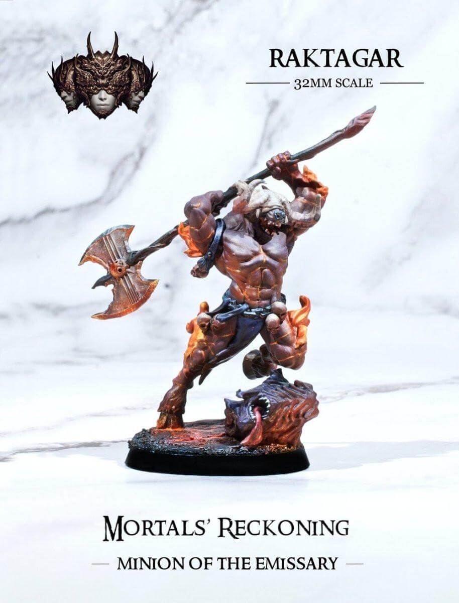 Raktagar – The Fire Forged Champion Mortals Reckoning Cerberus Studios