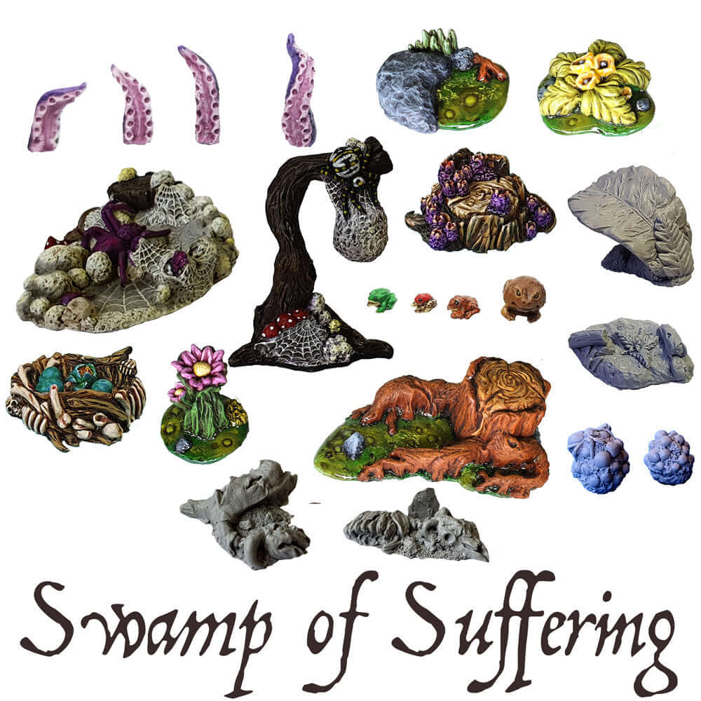 Swamp of Suffering Scatter Terrain - The Ork Forge