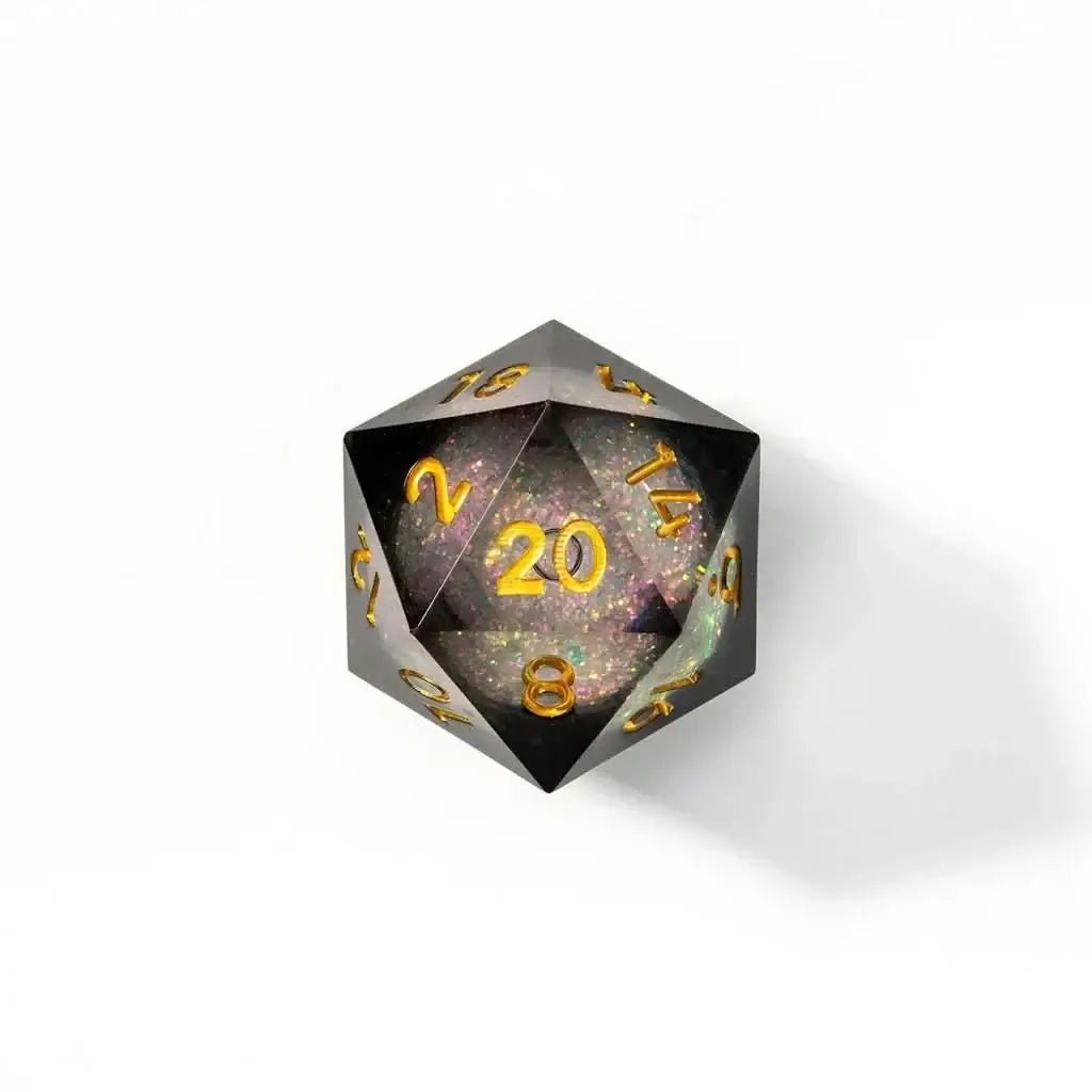Arcane Cosmos | 33mm D20 | Oversized Liquid Core - The Ork Forge