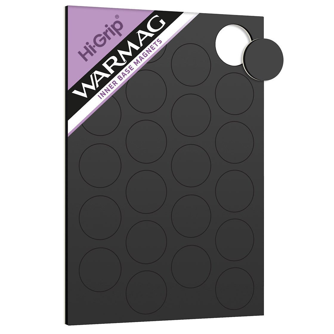 Warmag base magnets Inner Base Magnets to fit inside 25mm bases - The Ork Forge