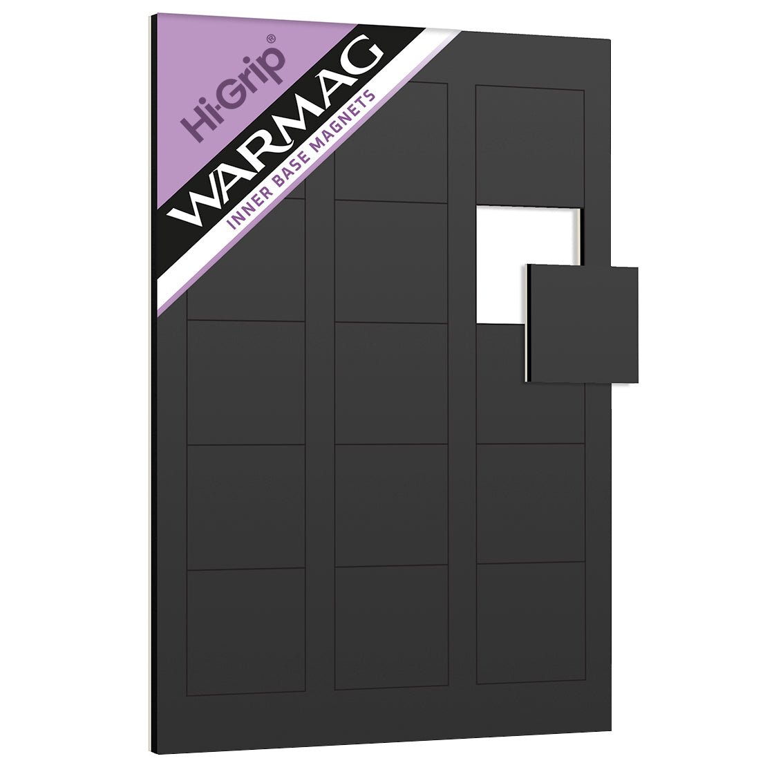 Warmag base magnets Inner Base Magnets to fit inside 30mm square bases - The Ork Forge