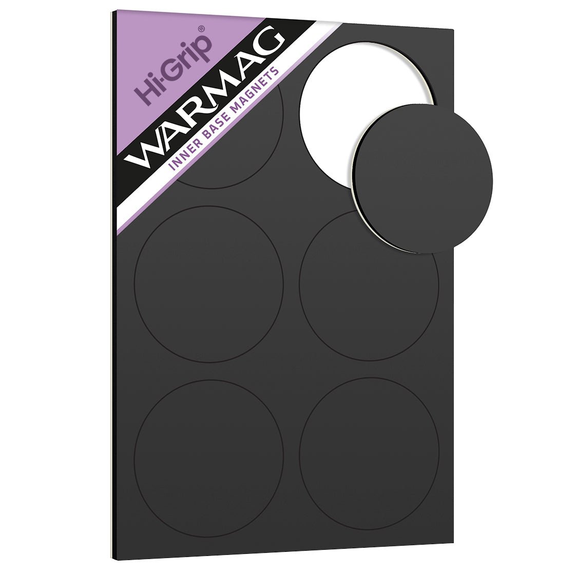 Warmag base magnets Inner Base Magnets to fit inside 50mm bases - The Ork Forge