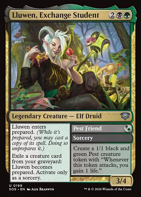 Lluwen, Exchange Student // Pest Friend - catalogue image