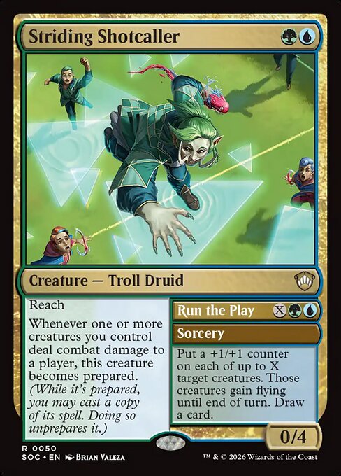 Striding Shotcaller // Run the Play - catalogue image