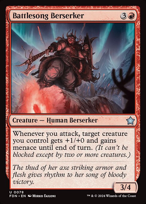 Battlesong Berserker - catalogue image