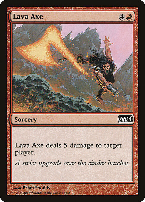 Lava Axe - catalogue image