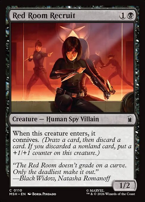 Red Room Recruit - catalogue image