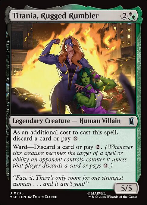Titania, Rugged Rumbler - catalogue image