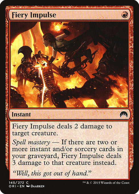 Fiery Impulse - catalogue image
