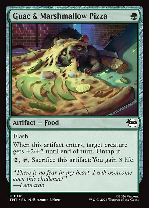 Guac & Marshmallow Pizza - catalogue image