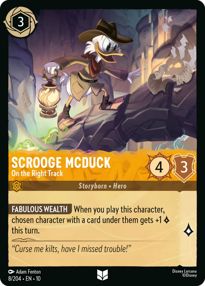 Scrooge McDuck — On the Right Track - catalogue image
