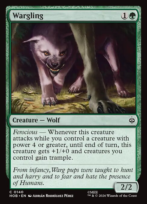 Wargling - catalogue image