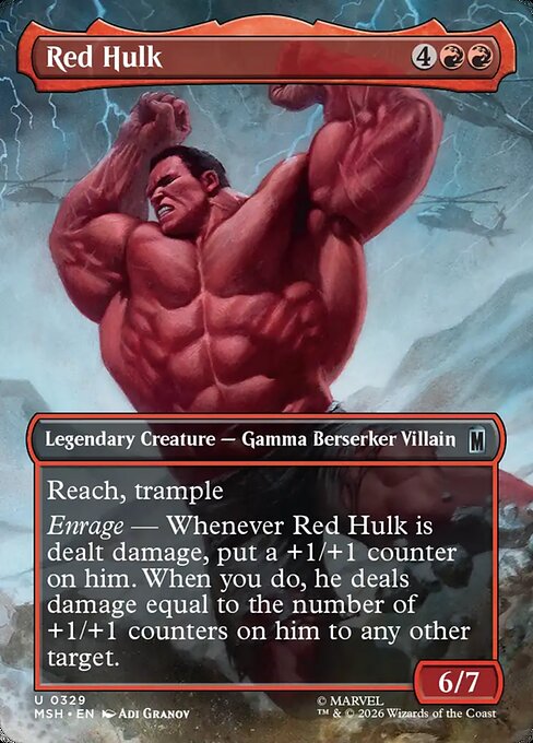 Red Hulk - catalogue image