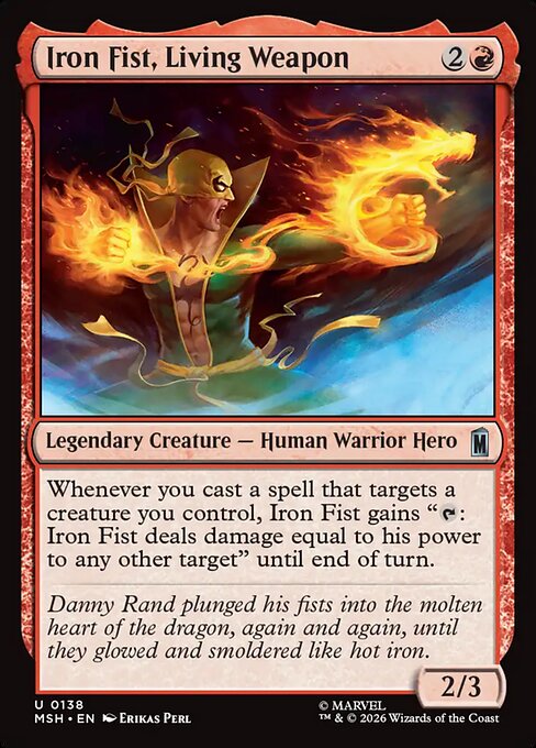 Iron Fist, Living Weapon - catalogue image