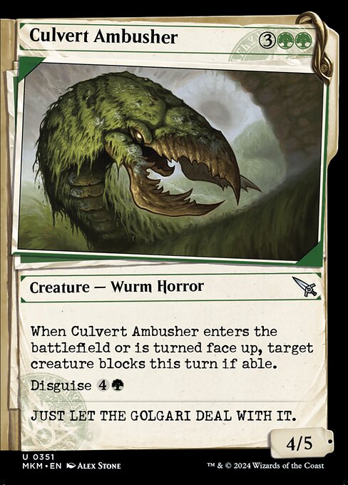 Culvert Ambusher - catalogue image