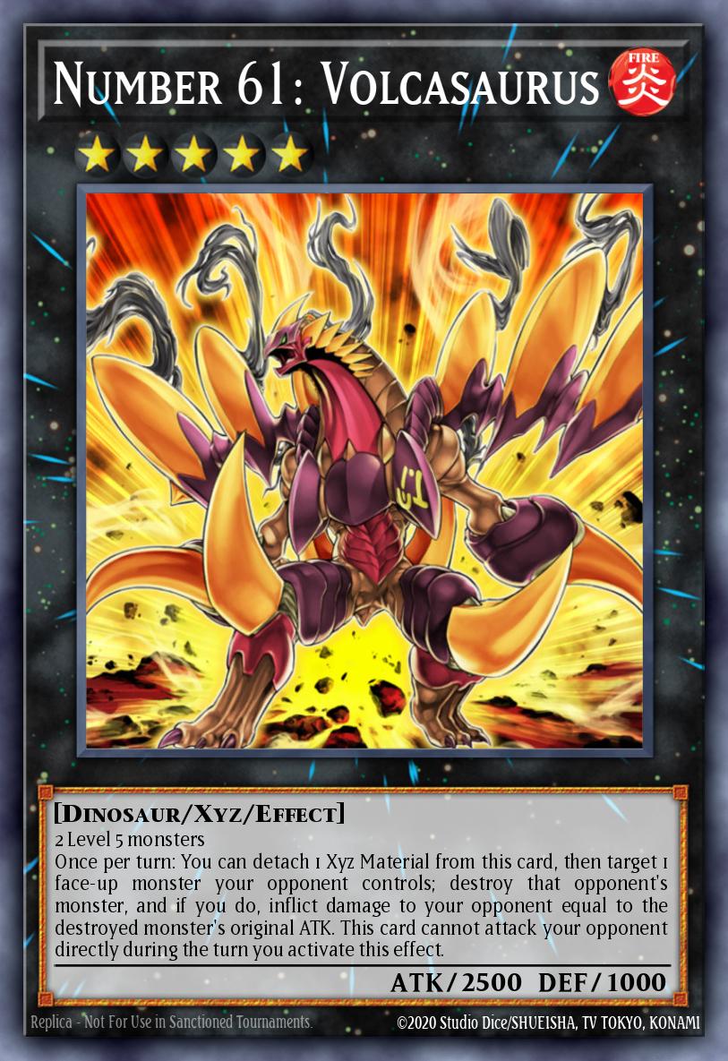 Number 61: Volcasaurus - catalogue image