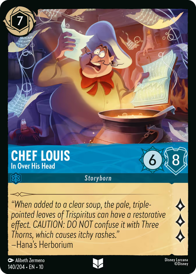Chef Louis — In Over His Head - catalogue image