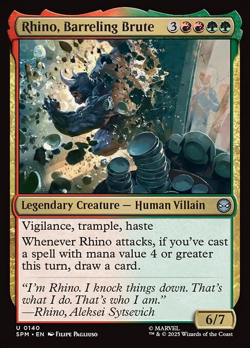 Rhino, Barreling Brute - catalogue image