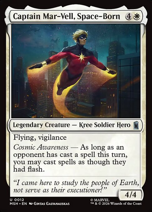 Captain Mar-Vell, Space-Born - catalogue image