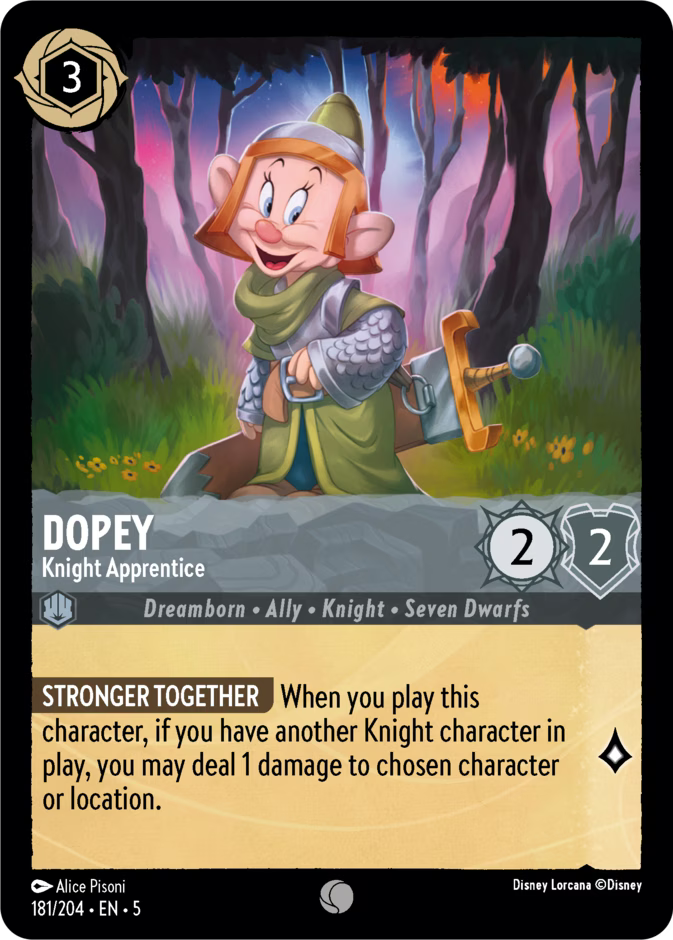 Dopey — Knight Apprentice - catalogue image